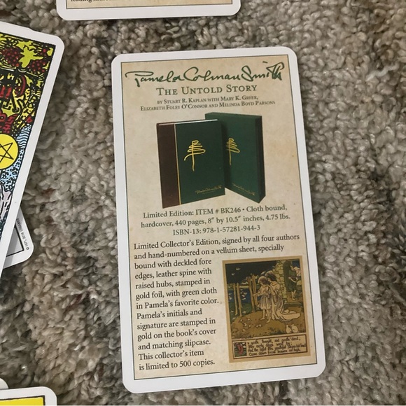 Rider Waite ORIGINAL Tarot Card Cards Deck 78 Cards REGULAR size + Instructions - Picture 9 of 12